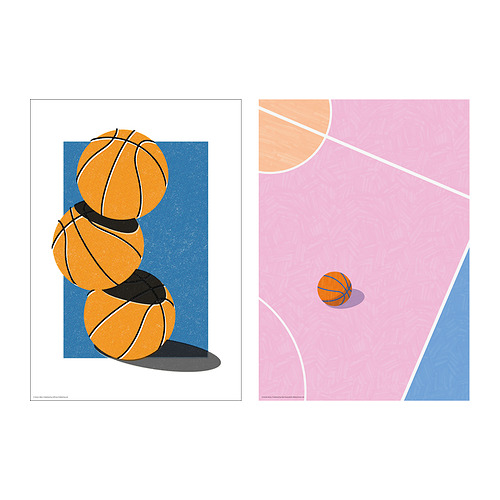 BILD - poster, basketball match, 21x30 cm | IKEA Taiwan Online - PE963346_S4