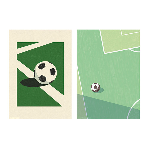 BILD - poster, football match, 21x30 cm | IKEA Taiwan Online - PE963358_S4