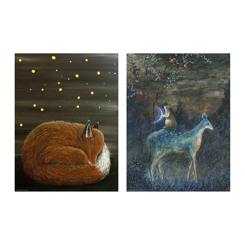 BILD - poster, sleeping by lights of the night, 30x40 cm | IKEA Taiwan Online - PE963367_S4