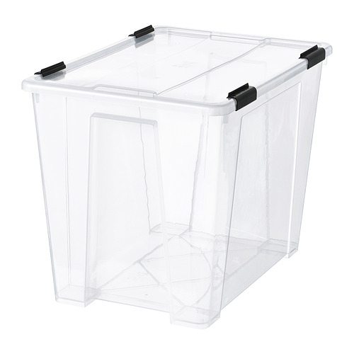 SAMLA box with lid/clip lock