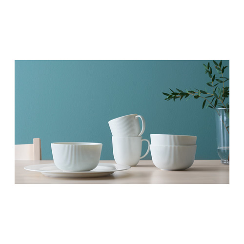 OFANTLIGT - Bowl, white, 13cm | IKEA Taiwan Online - PH141608_S4