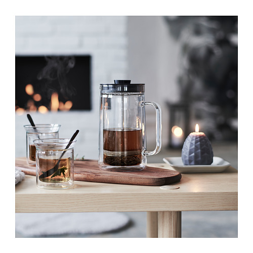 EGENTLIG - 沖茶/咖啡壺, 雙層/透明玻璃 | IKEA 線上購物 - PH146523_S4