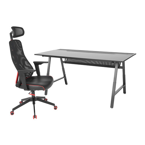 UTESPELARE/MATCHSPEL - gaming desk and chair, black | IKEA Taiwan Online - PE816722_S4