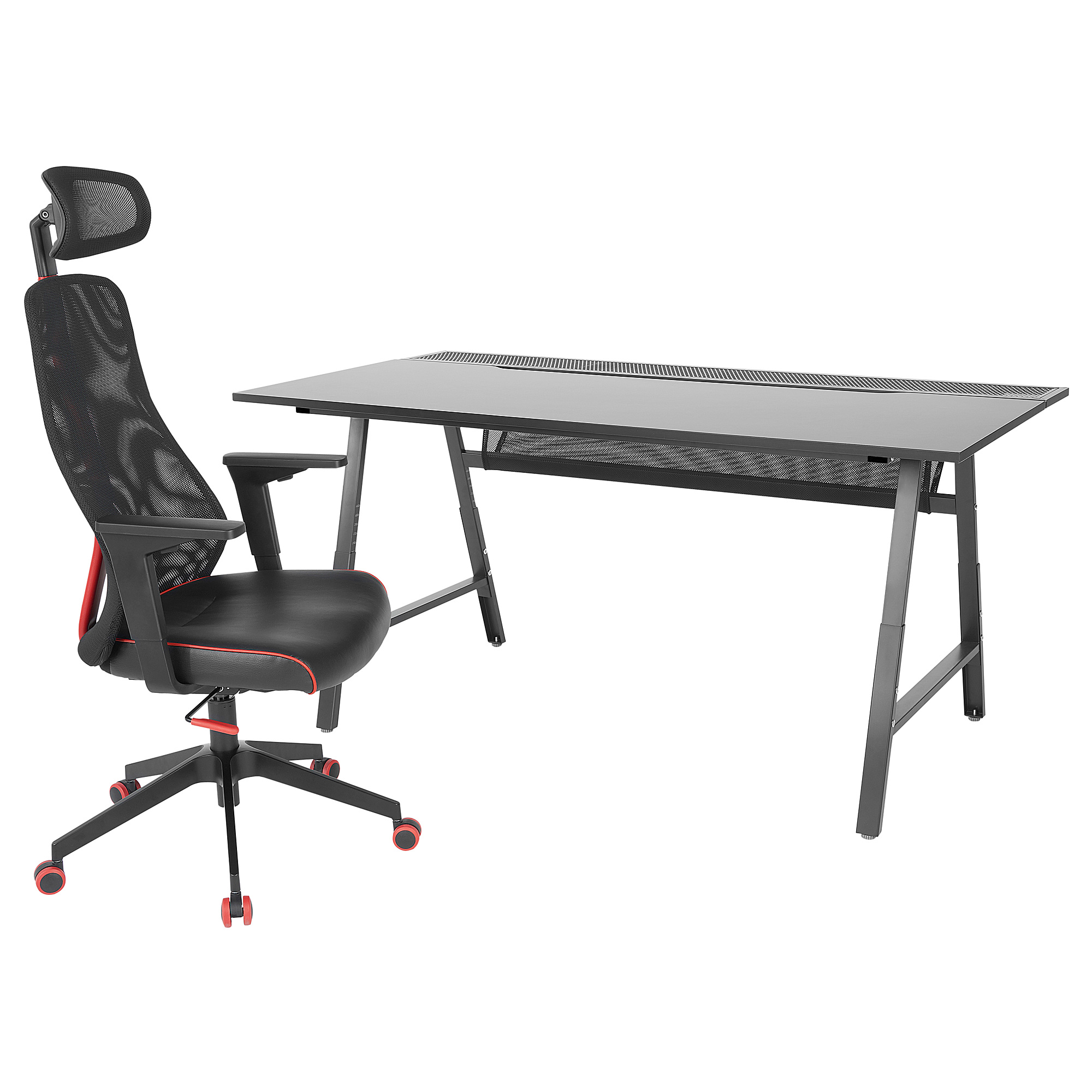 UTESPELARE/MATCHSPEL gaming desk and chair