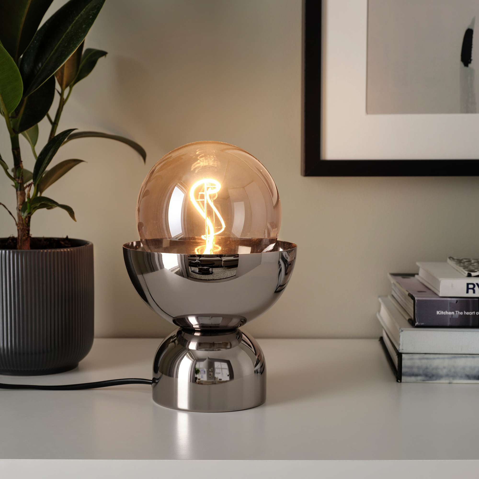 ACKJA/MOLNART table lamp with light bulb