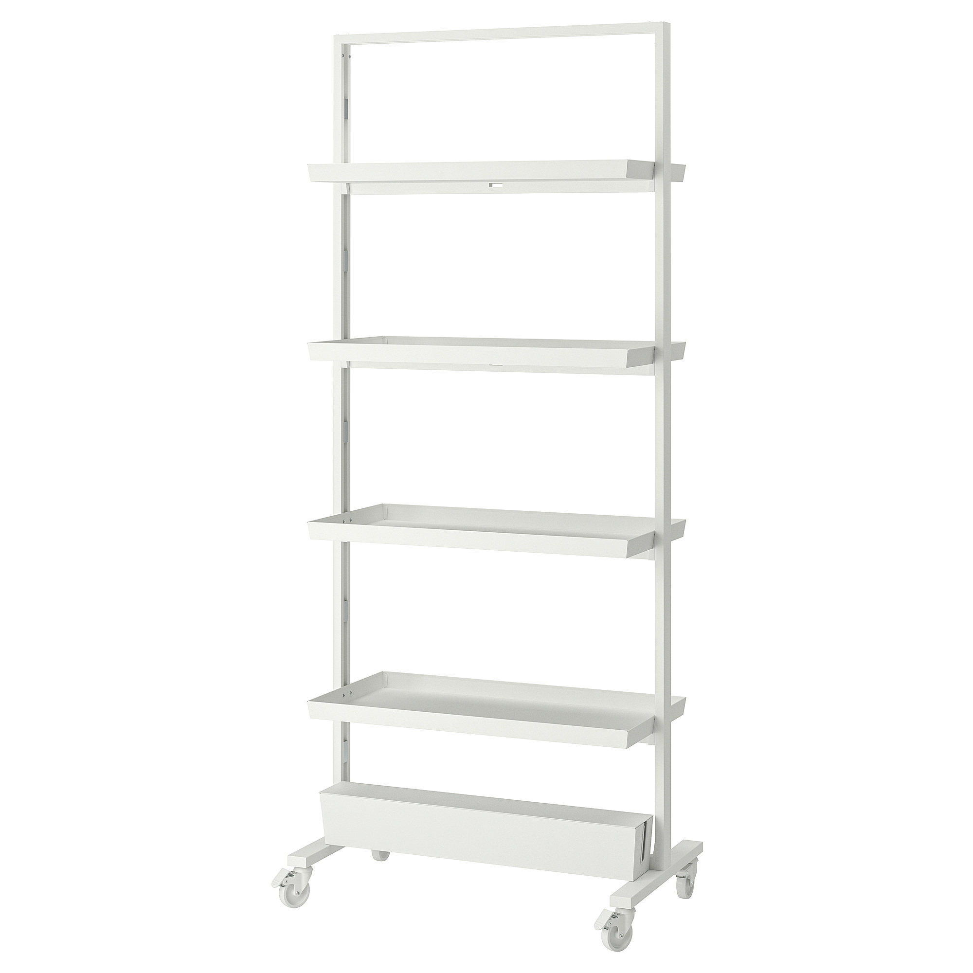 MITTZON frame w castors/disp shlf/cable box