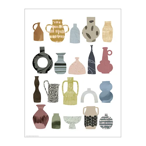 BILD - 海報，陶器系列，30x40 公分 | IKEA 線上購物 - PE963368_S4
