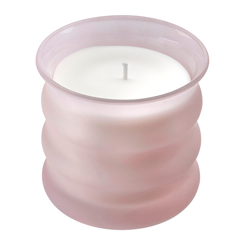 JUVELTRAST - scented candle in glass, Red berries pink, 50 hr | IKEA Taiwan Online - E1002081_S4