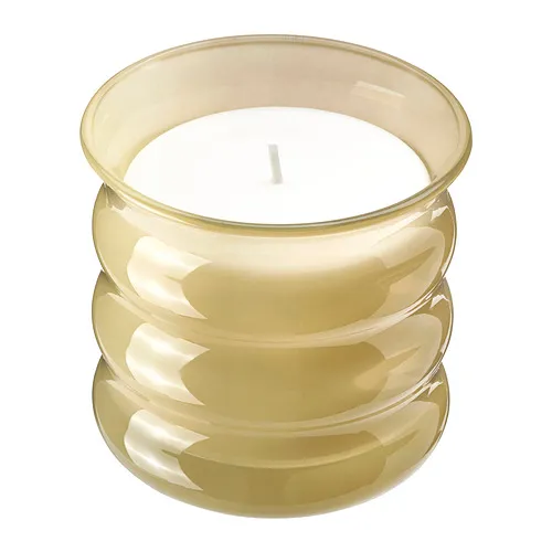 JUVELTRAST - 香氛杯狀蠟燭，香草味 淺黃色，50 時 | IKEA 線上購物 - E1002084_S4