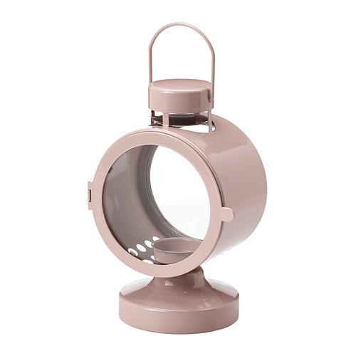 FLODSVALA - 小蠟燭燭台 室內/戶外用，淺粉紅色，21 公分 | IKEA 線上購物 - E1002107_S4