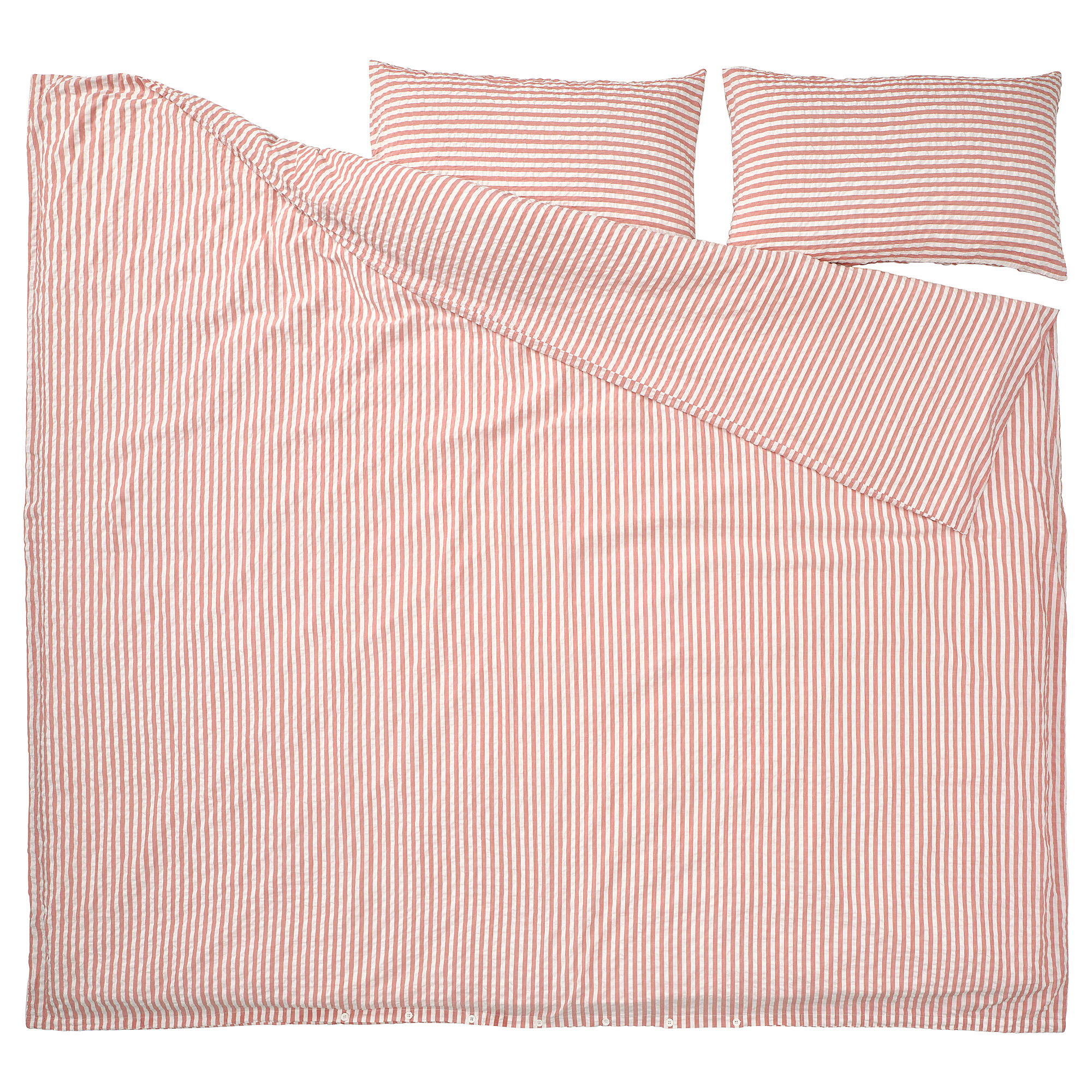 SMÅNUNNEÖRT duvet cover and 2 pillowcases
