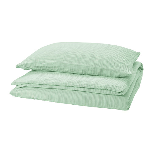 SCHERSMIN duvet cover and pillowcase