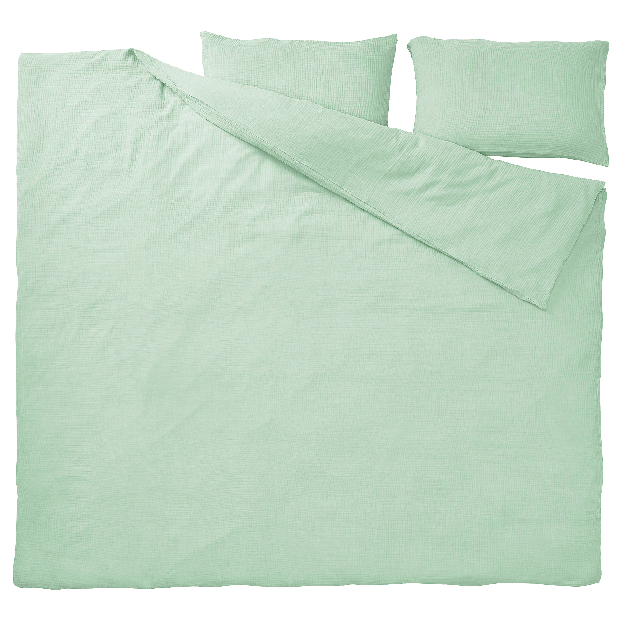 SCHERSMIN duvet cover and 2 pillowcases