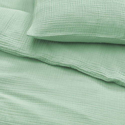 SCHERSMIN duvet cover and 2 pillowcases