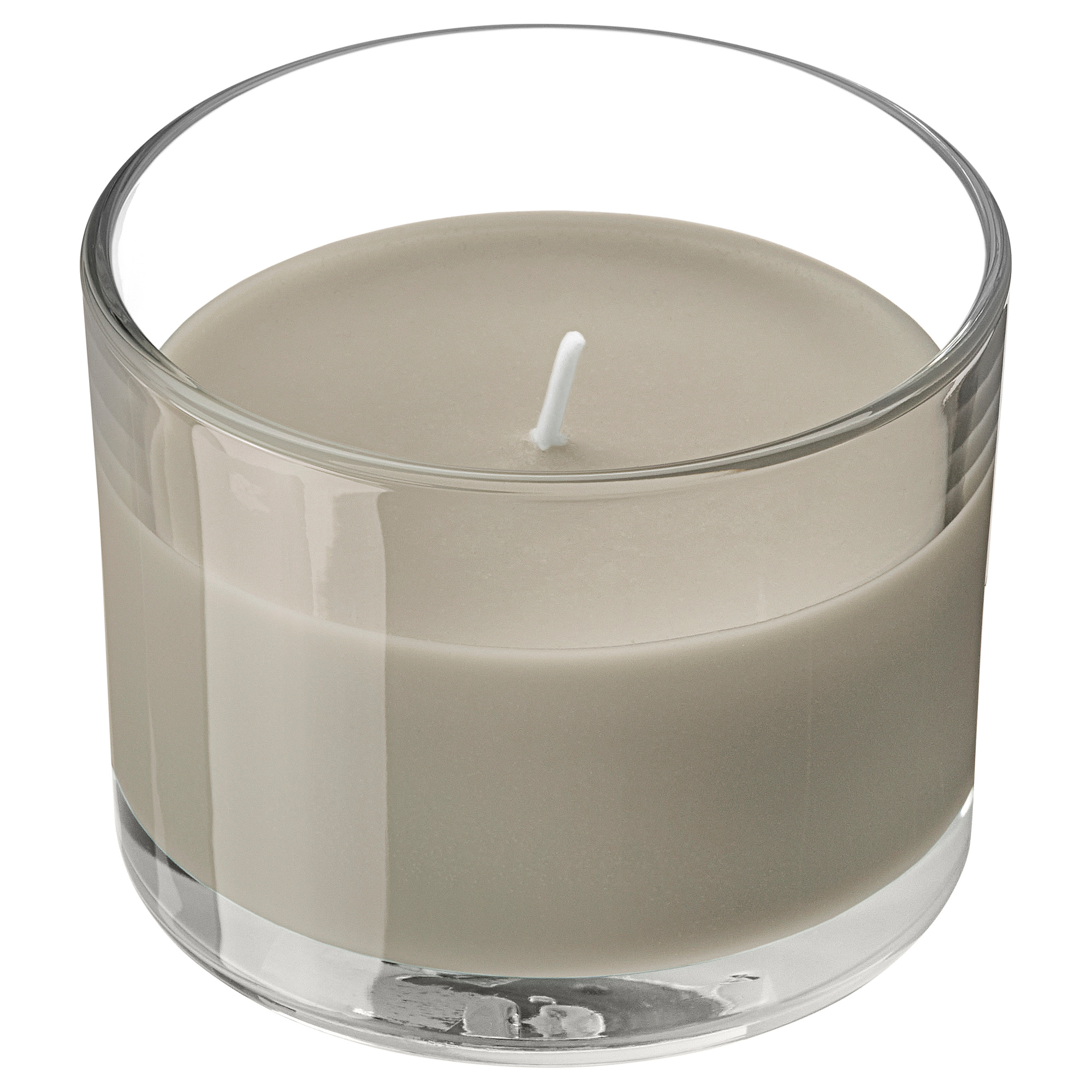 LOTSFÅGEL scented candle in glass