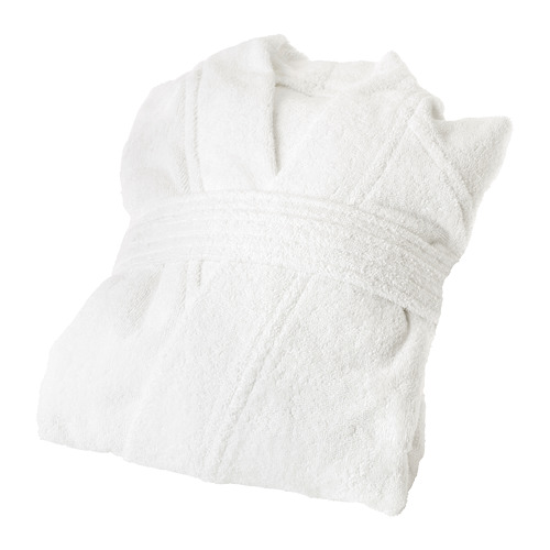 ROCKÅN - bath robe, white | IKEA Taiwan Online - PE675793_S4