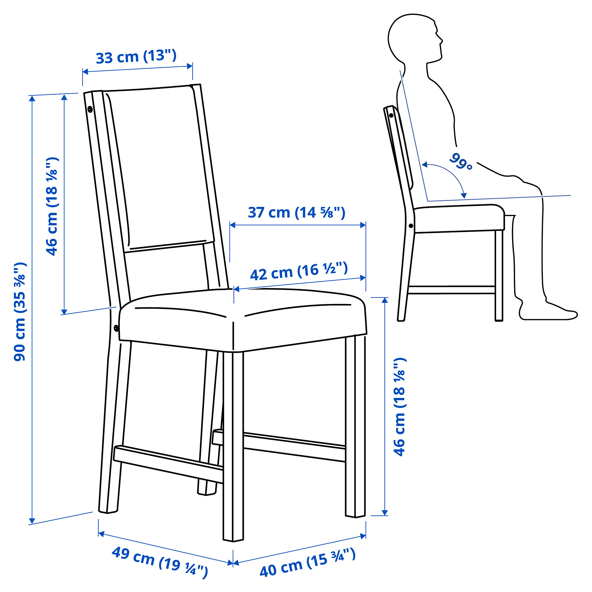 INGATORP/STEFAN table and 4 chairs