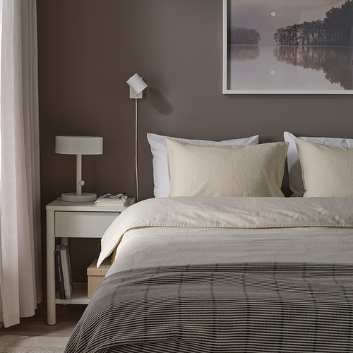 RUNDHAGTORN duvet cover and 2 pillowcases