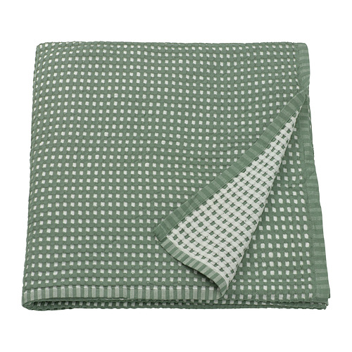 PELARTUJA - bedspread, green-grey/white, 150x250 cm | IKEA Taiwan Online - PE963548_S4