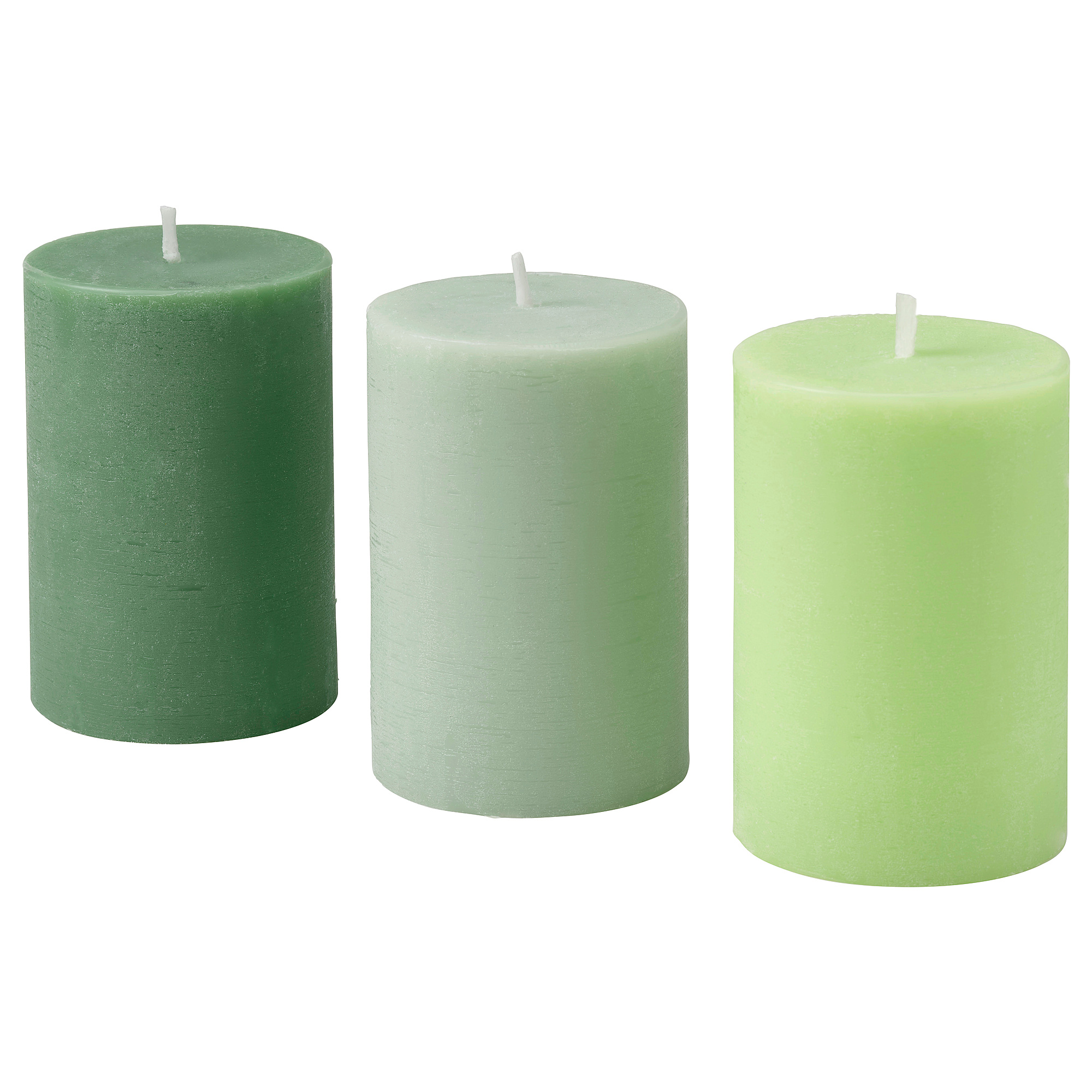 LOTSFÅGEL scented pillar candle