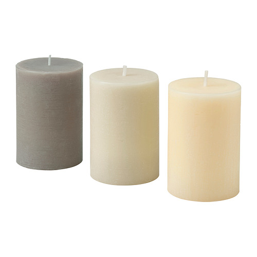 LOTSFÅGEL - scented pillar candle, Vanilla beige, 30 hr | IKEA Taiwan Online - E1002243_S4