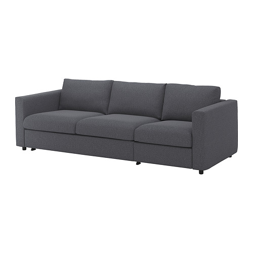 VIMLE cover for 3-seat sofa-bed