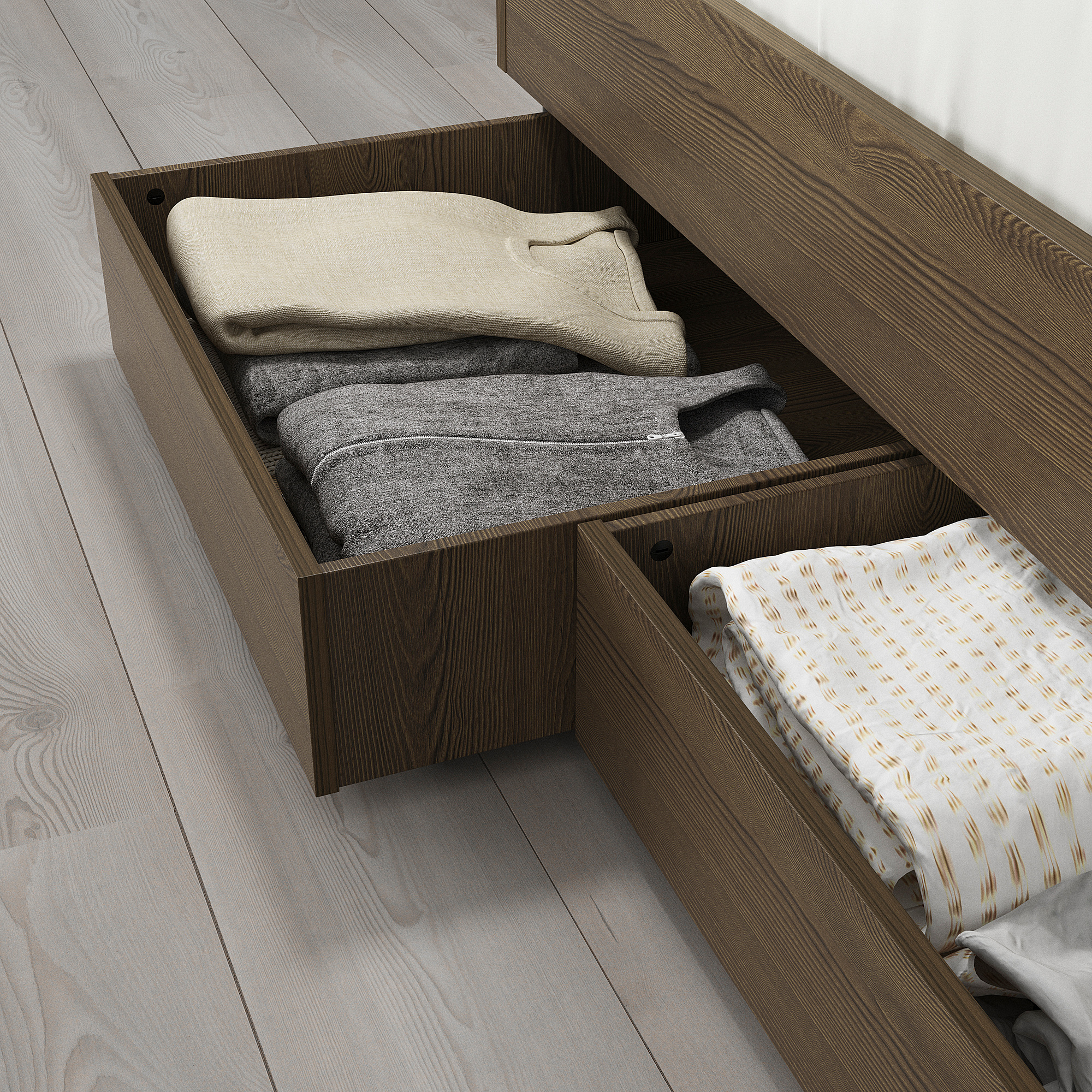 BRUKSVARA bed storage box