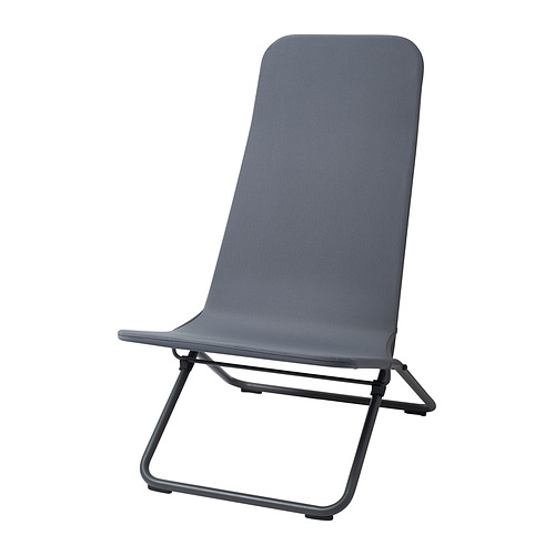 VIGGSÖ - 戶外躺椅, 折疊式 深灰色 | IKEA 線上購物 - E1002283_S4