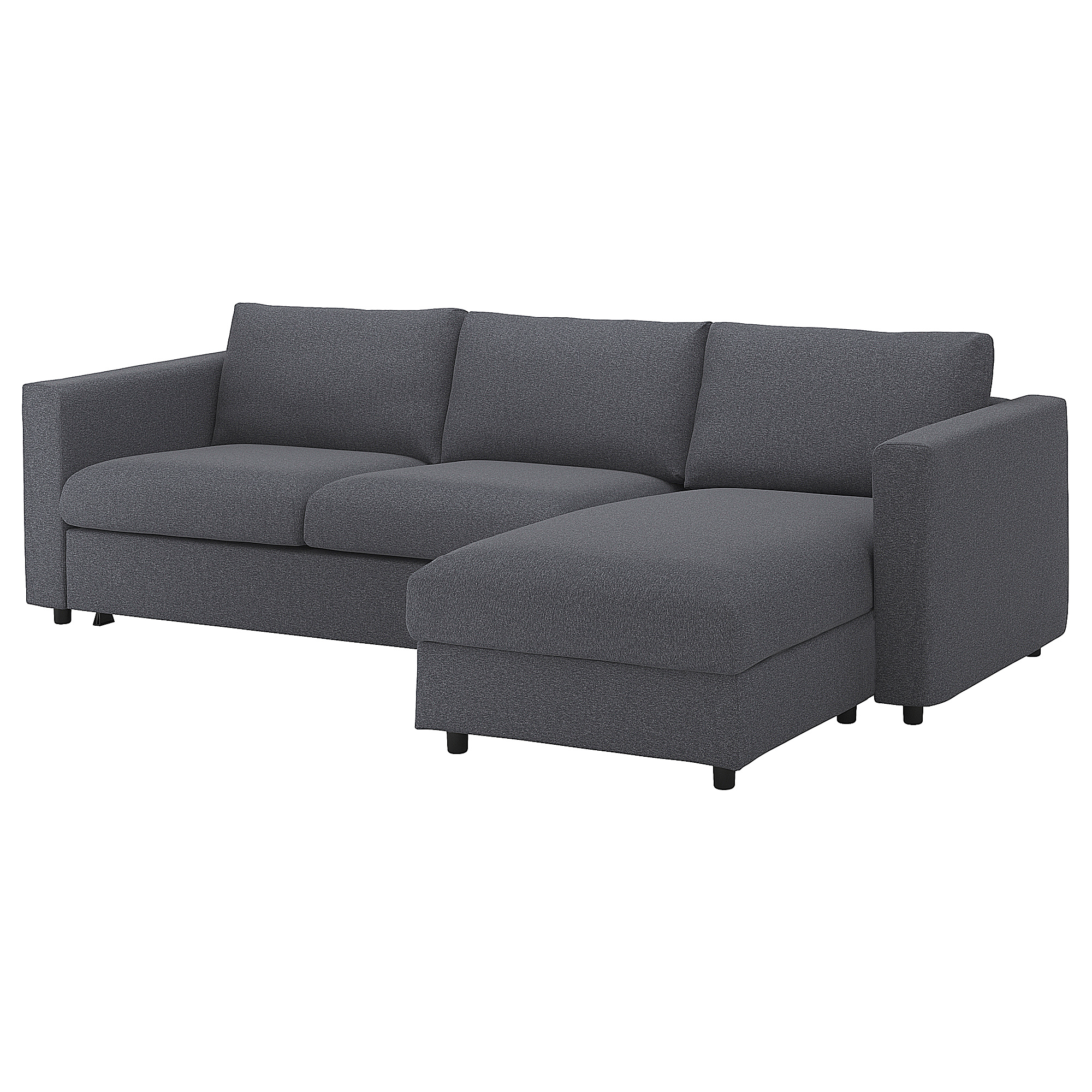 VIMLE cover 3-seat sofa-bed w chaise lng