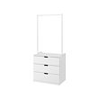 NORDLI chest of 3 drawers
