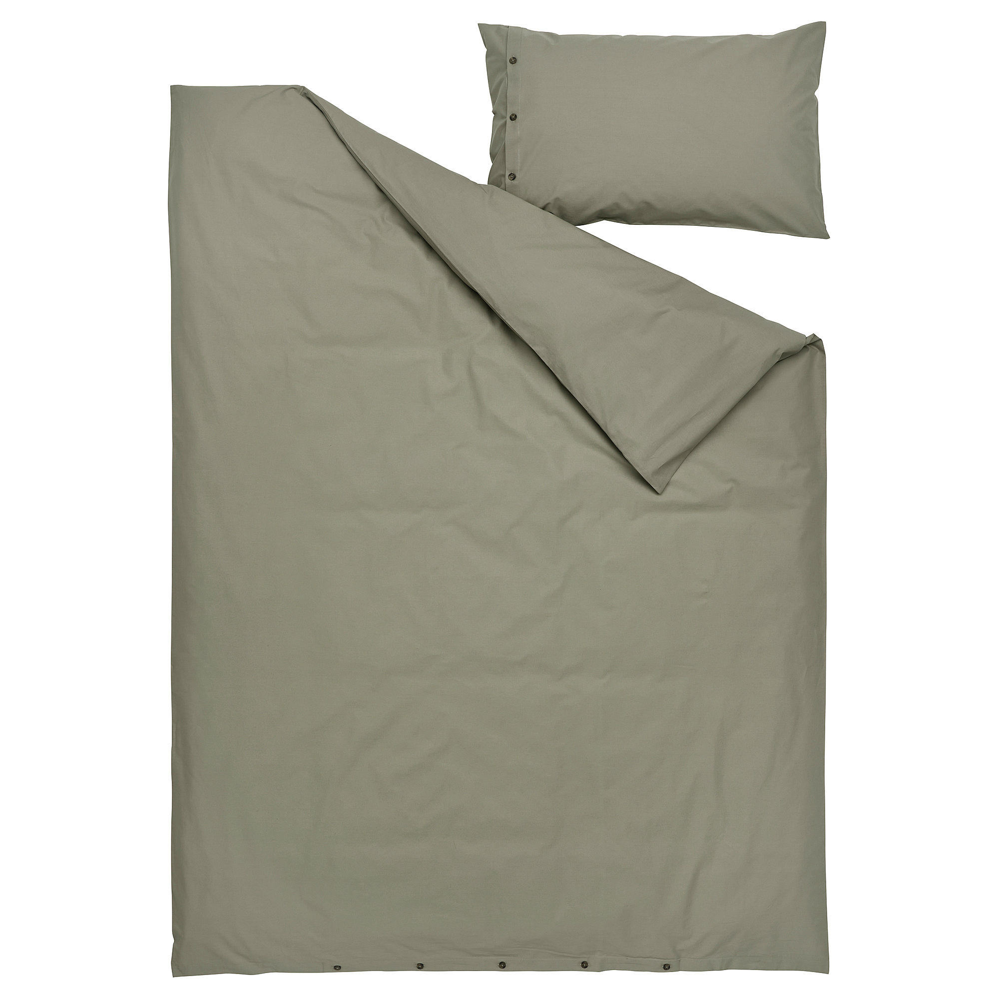 KRÅKRISMOTT duvet cover and pillowcase