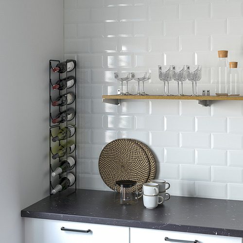 SNOSPIRA 4 bottle wine rack black IKEA Taiwan Online
