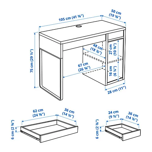 MICKE desk