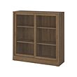 TONSTAD - 玻璃滑門櫃, 棕色 染色橡木貼皮, 121x37x120 公分 | IKEA 線上購物 - PE898749_S2 