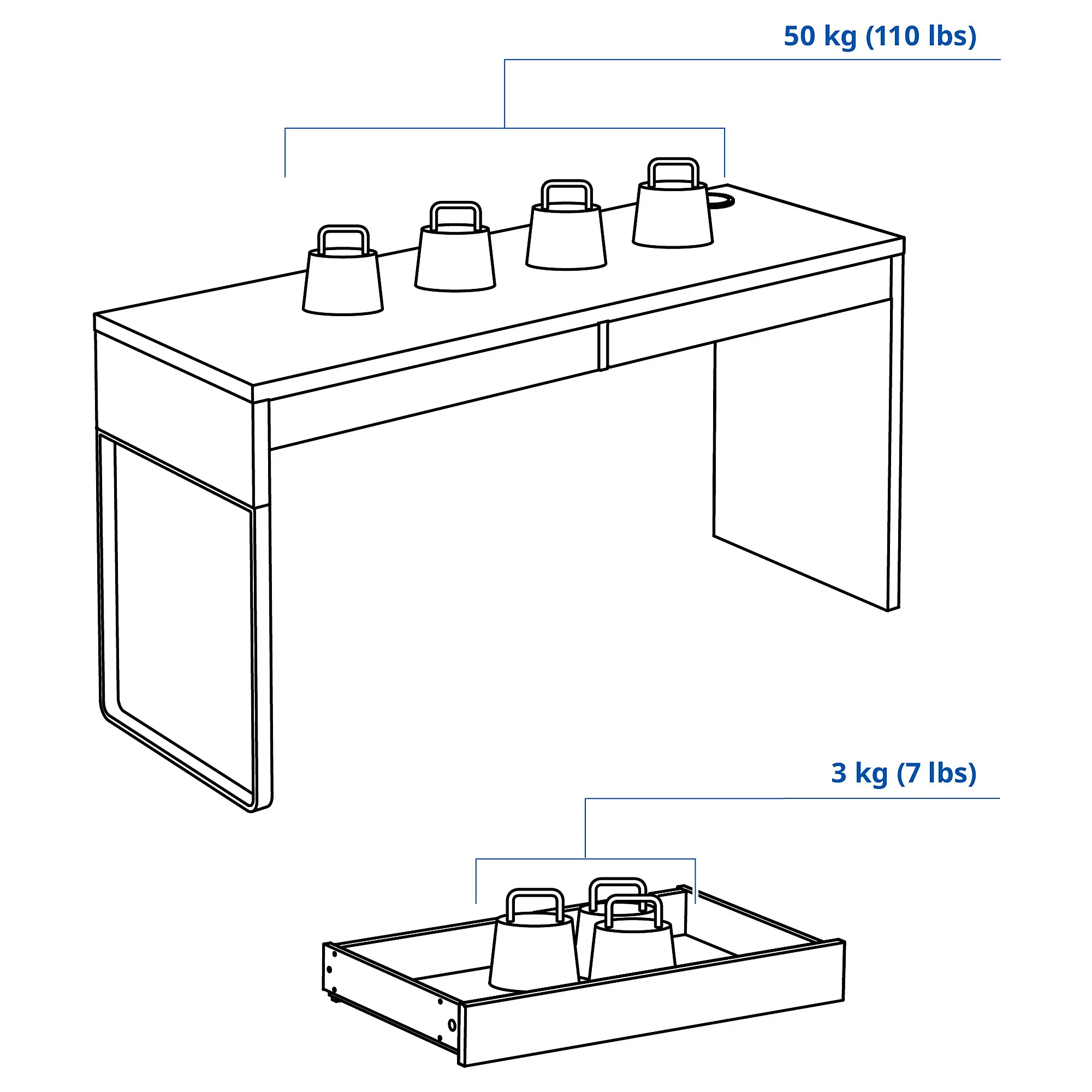 MICKE desk
