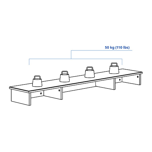 IDANÄS add-on unit desk