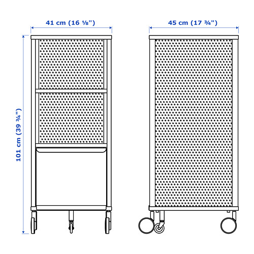 BEKANT - storage unit with smart lock, mesh black | IKEA Taiwan Online - PE721754_S4