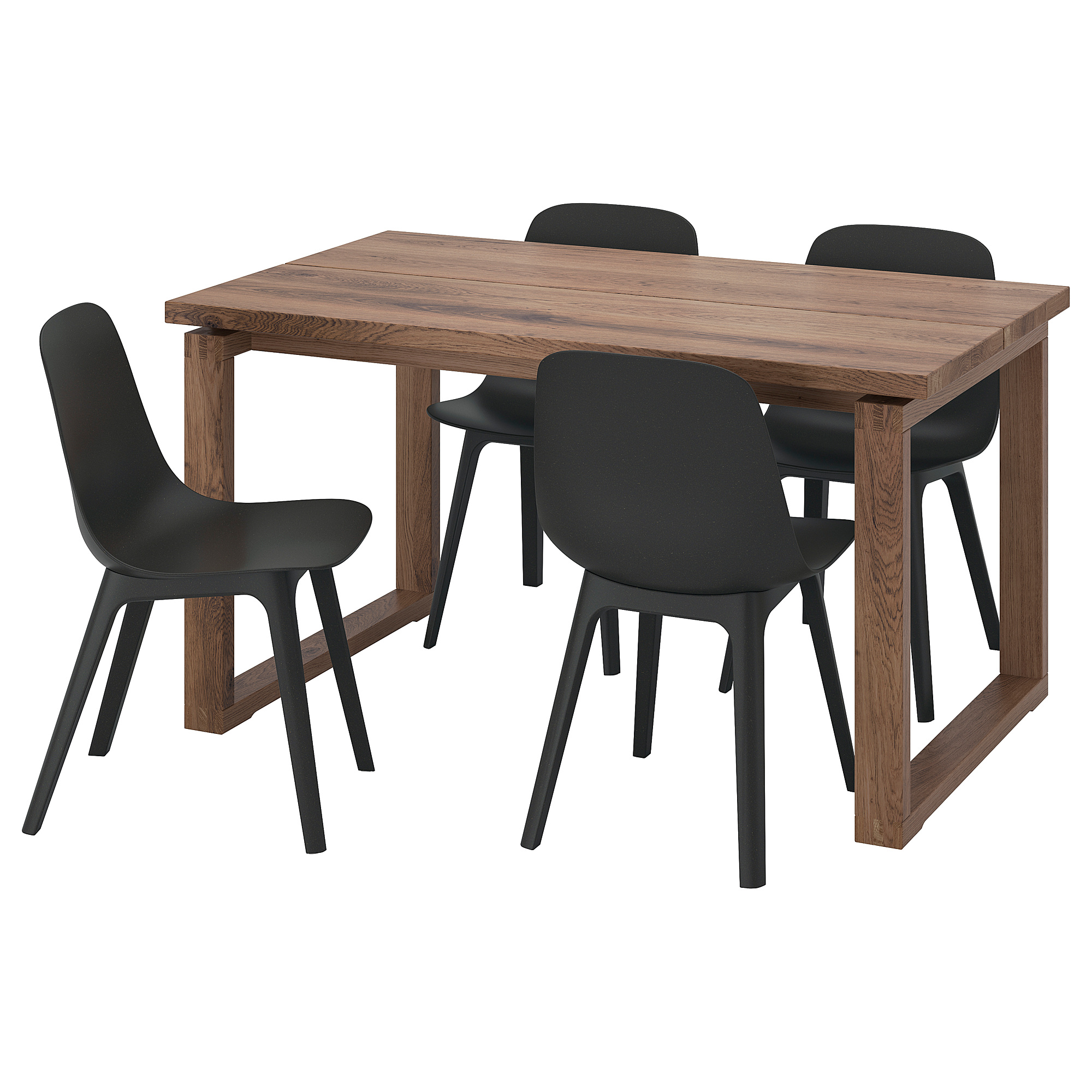 MÖRBYLÅNGA/ODGER table and 4 chairs