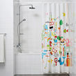 BOTAREN shower curtain rod