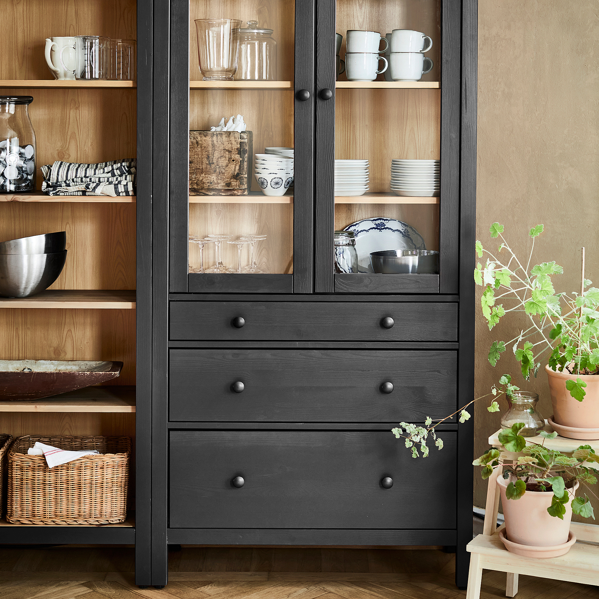 HEMNES 收納組合附門/抽屜