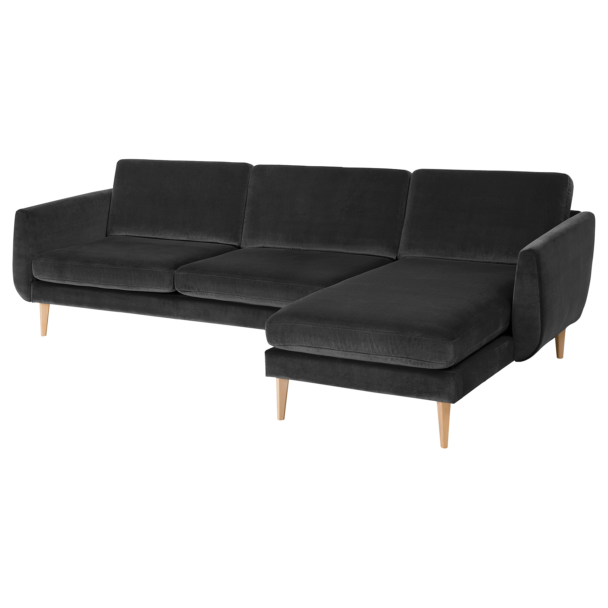 SMEDSTORP 4-seat sofa with chaise longue