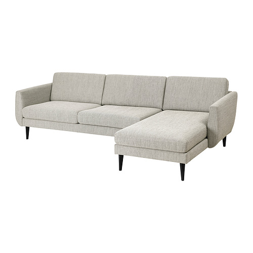 SMEDSTORP - 4-seat sofa with chaise longue, Viarp beige/brown/black | IKEA Taiwan Online - PE860485_S4