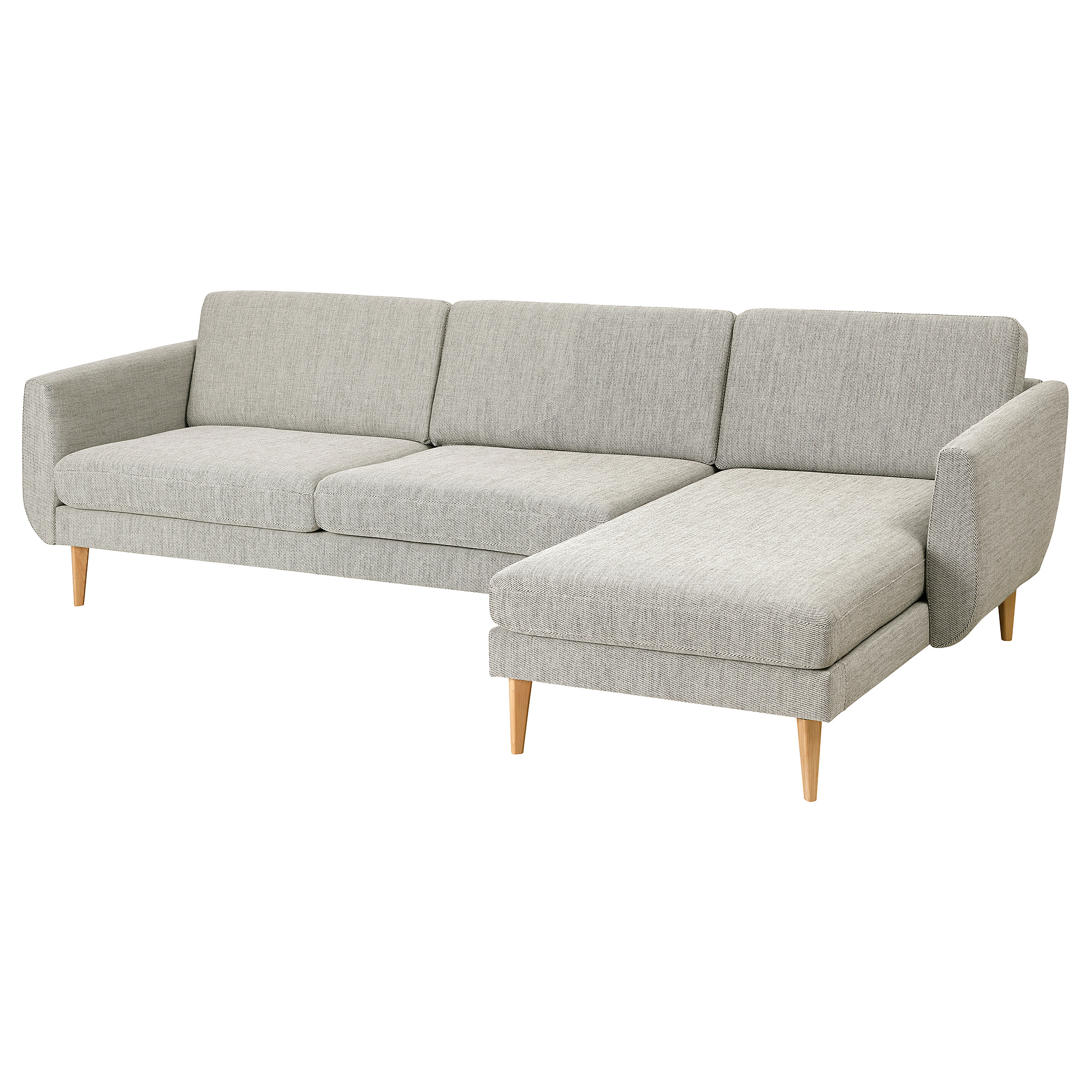 SMEDSTORP 4-seat sofa with chaise longue