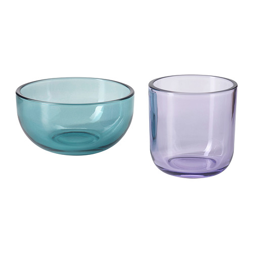TALLTITA - tealight holder, set of 2, blue/lilac | IKEA Taiwan Online - PE963808_S4