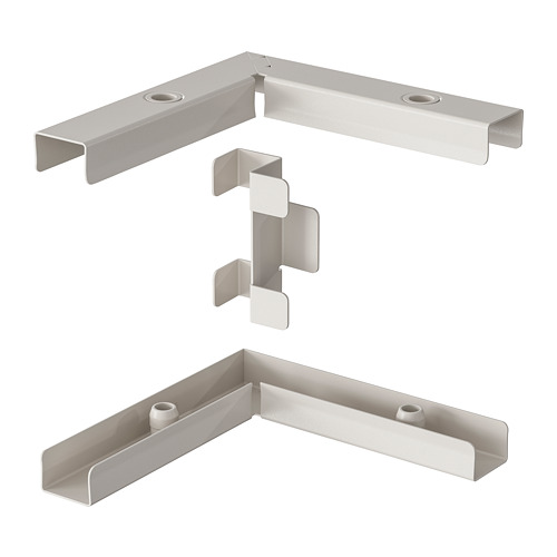 SIDORNA 3-pc crnr connection fittings set