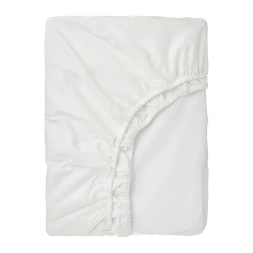 RÖNNVECKMAL - fitted sheet, white, 150x200 cm | IKEA Taiwan Online - PE860498_S4