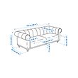 VISKAFORS 3-seat sofa