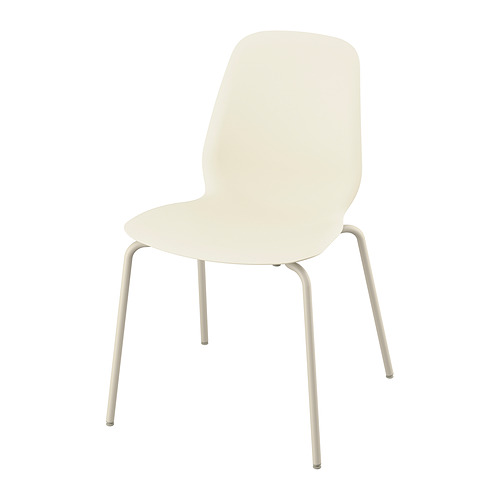 SKÅLSTA - chair, plastic beige/tubular metal/light grey-beige | IKEA Taiwan Online - E1002448_S4