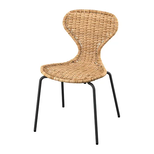 SKÅLSTA - 餐椅, 籐製/管狀金屬/黑灰色 | IKEA 線上購物 - E1002457_S4