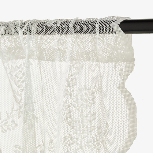 ALVINE SPETS - 紗簾 2件裝, 淺乳白色 | IKEA 線上購物 - PE569730_S4